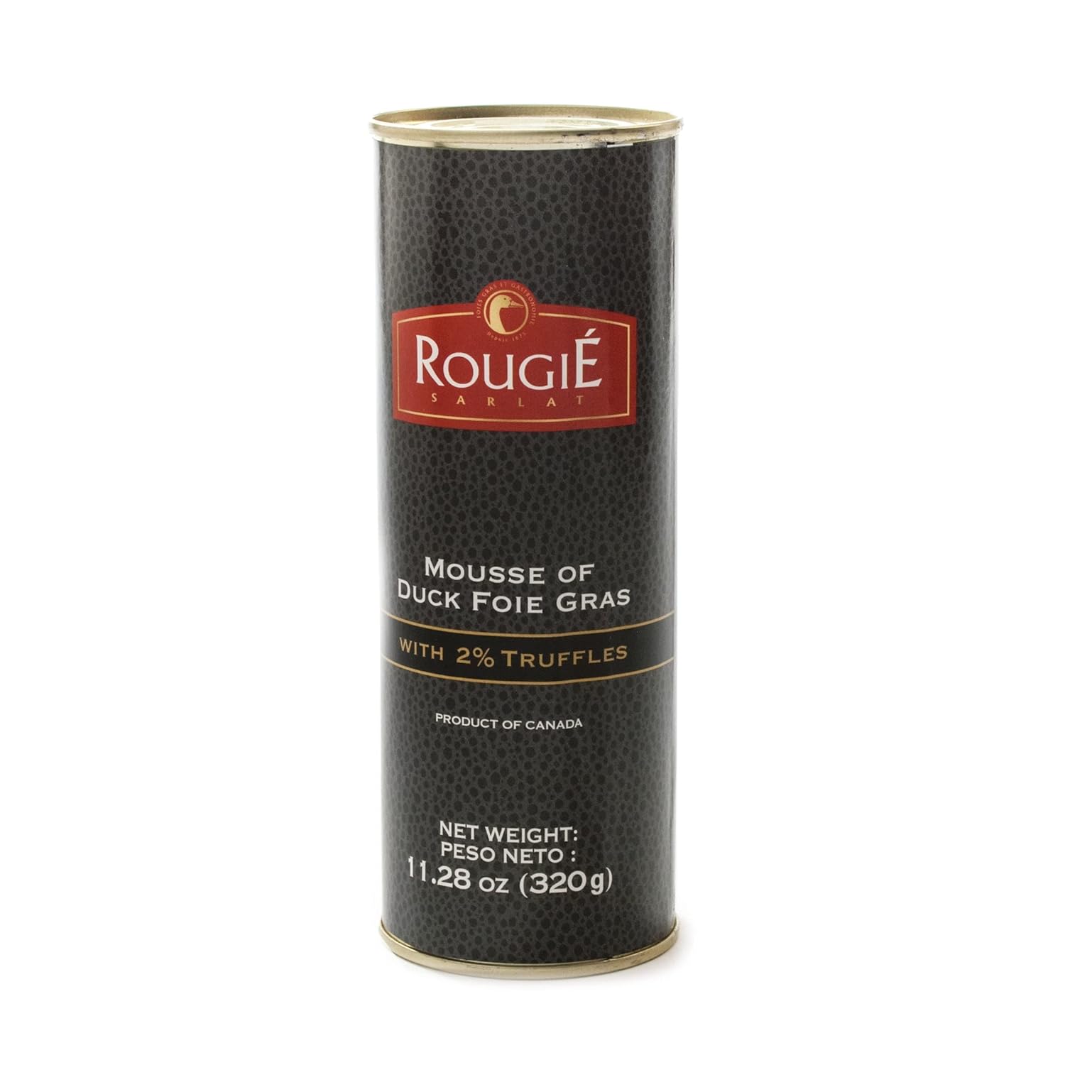 Mousse de Foie Gras de Pato con 2% Trufa Marca Rougie 320 g