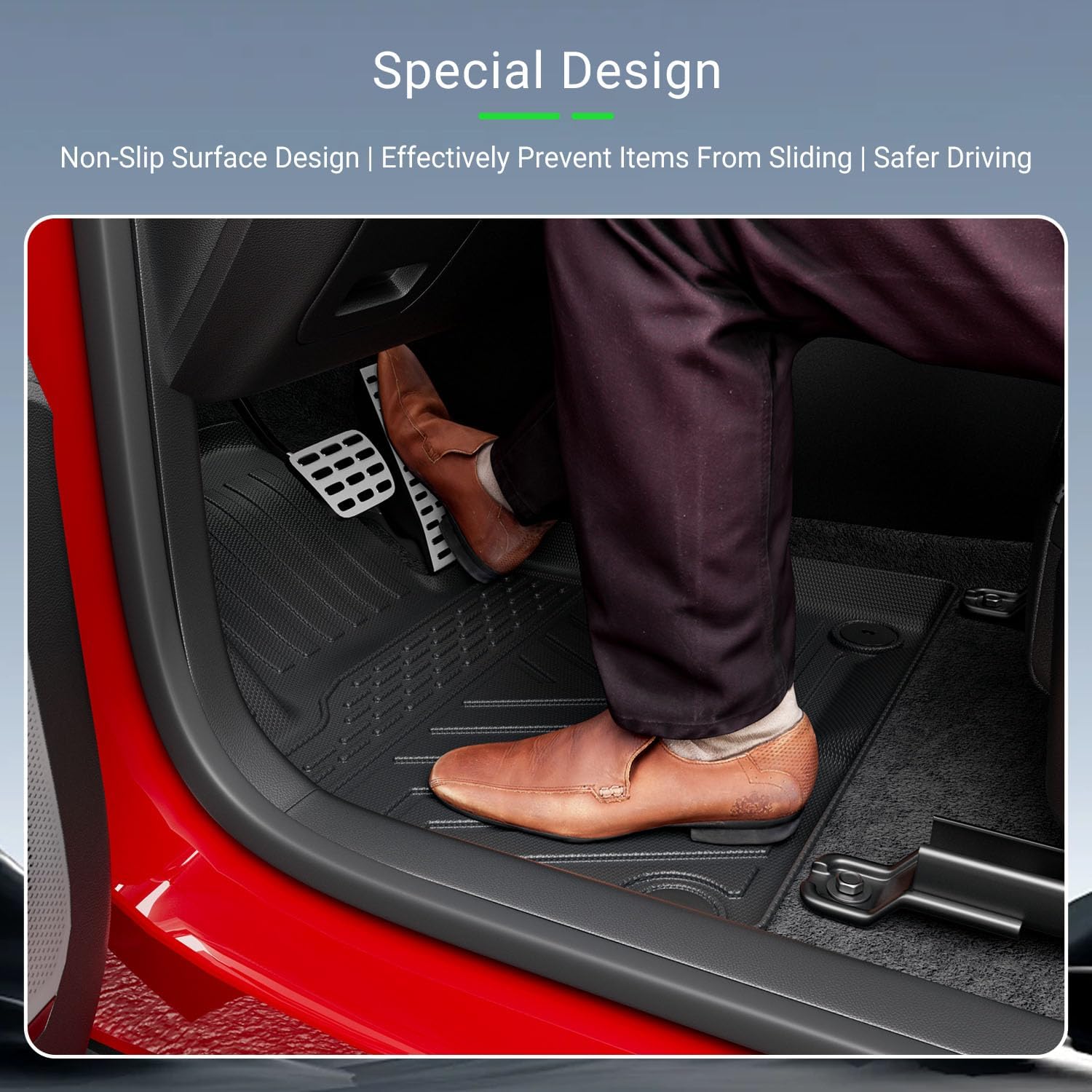 Fuel Floor Mat Cargo Mat Compatible with 2023-2026 Kia Sportage Trunk Liner with Backrest Mat Replacement for 2023-2026 Kia Sportage Accessories (Trunk Mat with Backrest Mat+Floor Mat) - Image 5