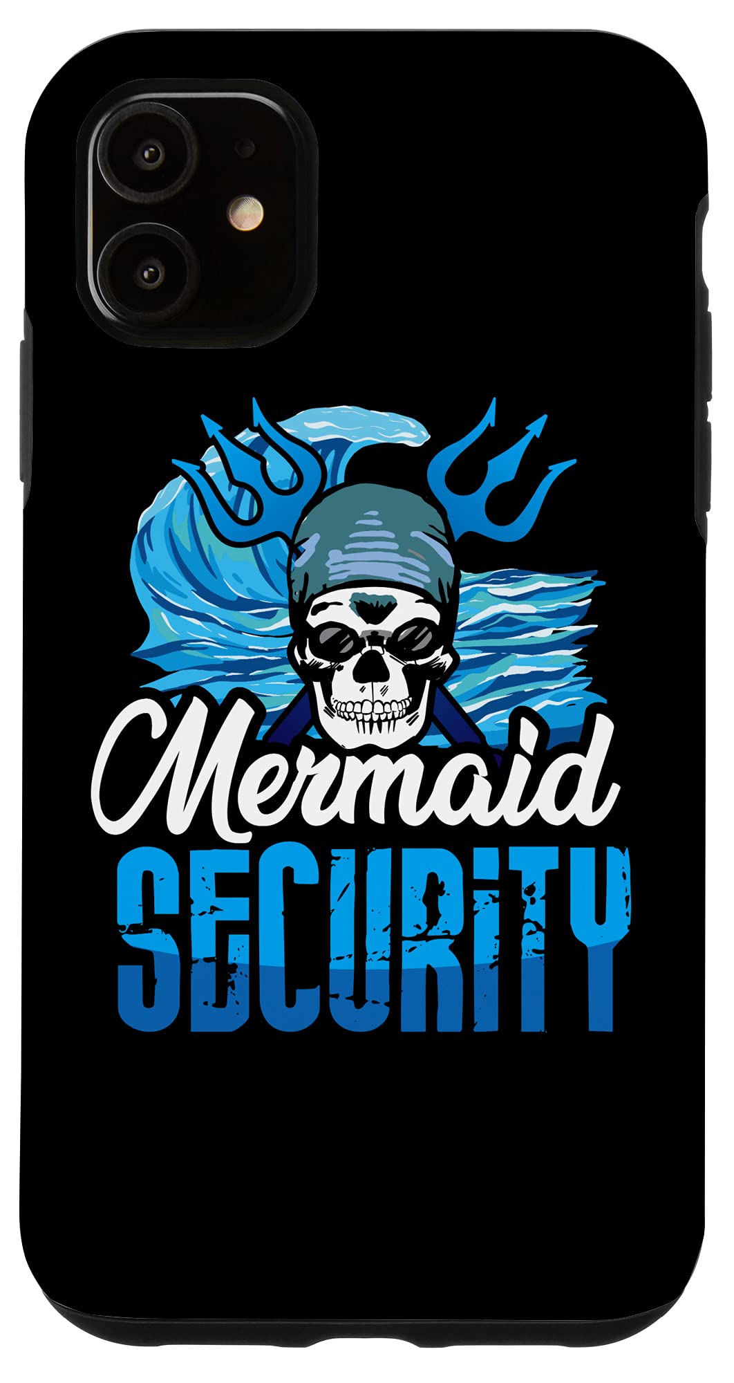 iPhone 11 Mermaid Security T-Shirt for swimmer in swimming team Case