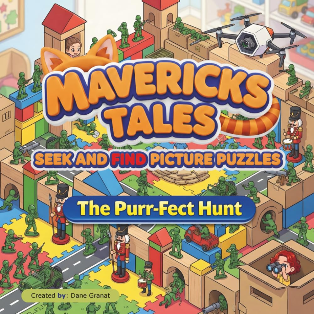 The Purr-fect Hunt: A Seek and Find Activity Book for Kids (Mavericks Tales)