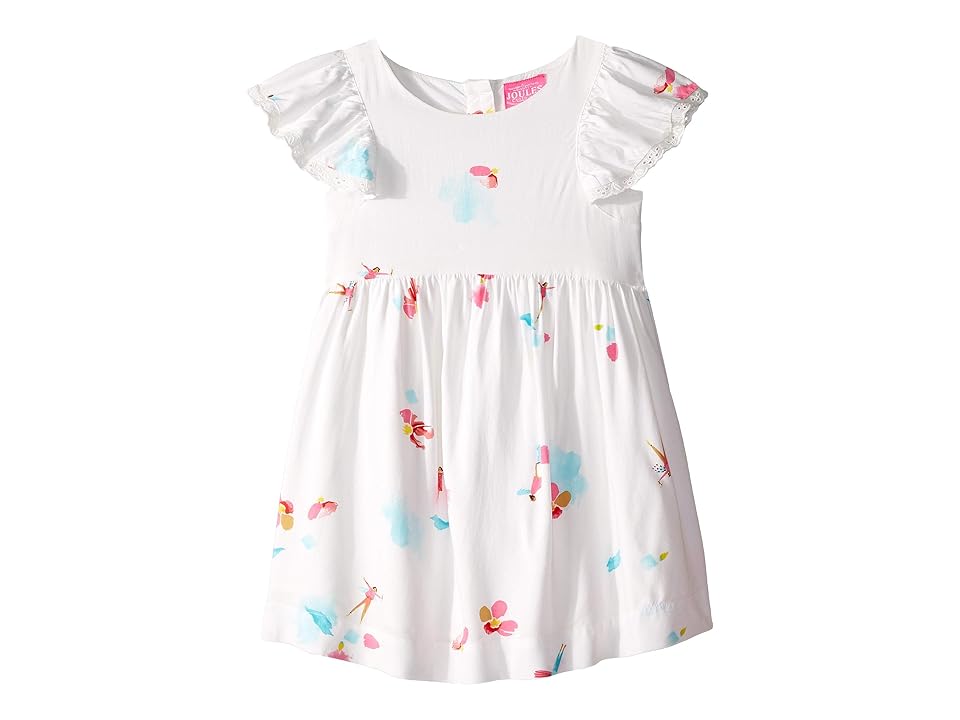

Joules Kids Emeline Dress (Toddler/Little Kids) (White Fairy Floral) Girl's Dress
