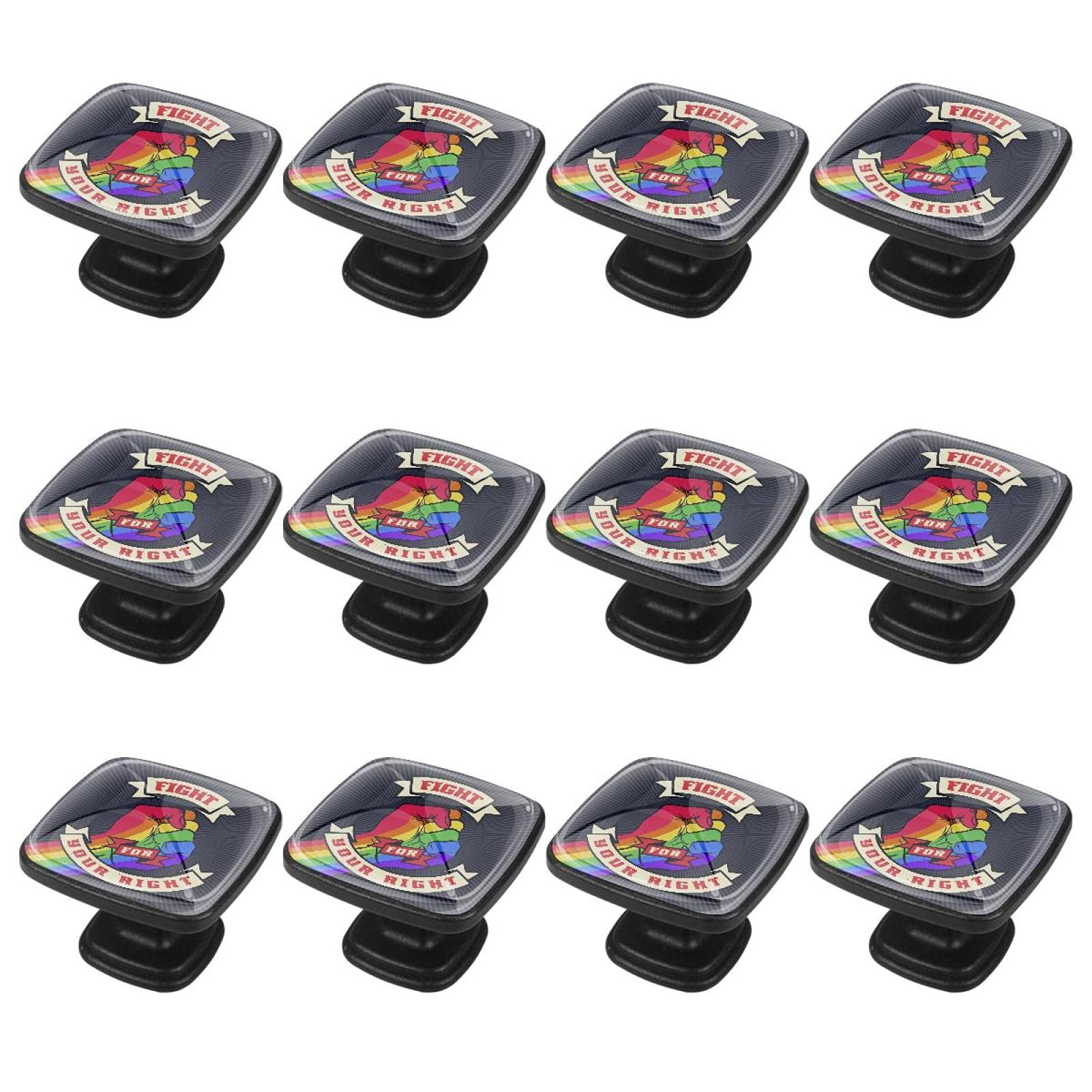Boutons pour armoires enfant lot de 12 poignées de commode dessin animé
