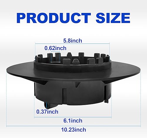 Miniatura 2 de Byenins 59053800 Reemplazo de base central para filtro de piscina limpio y transparente de 150200 pies cuadrados 150, pieza de repuesto..
