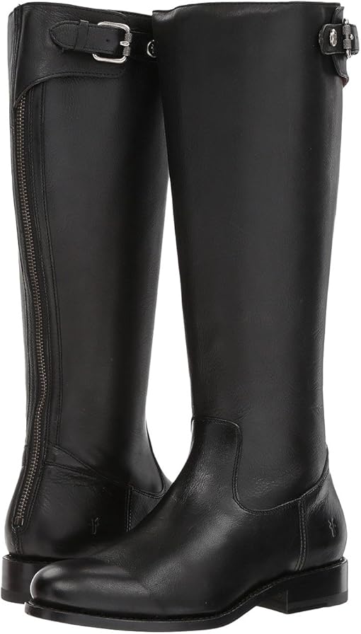 frye veronica back zip boot black