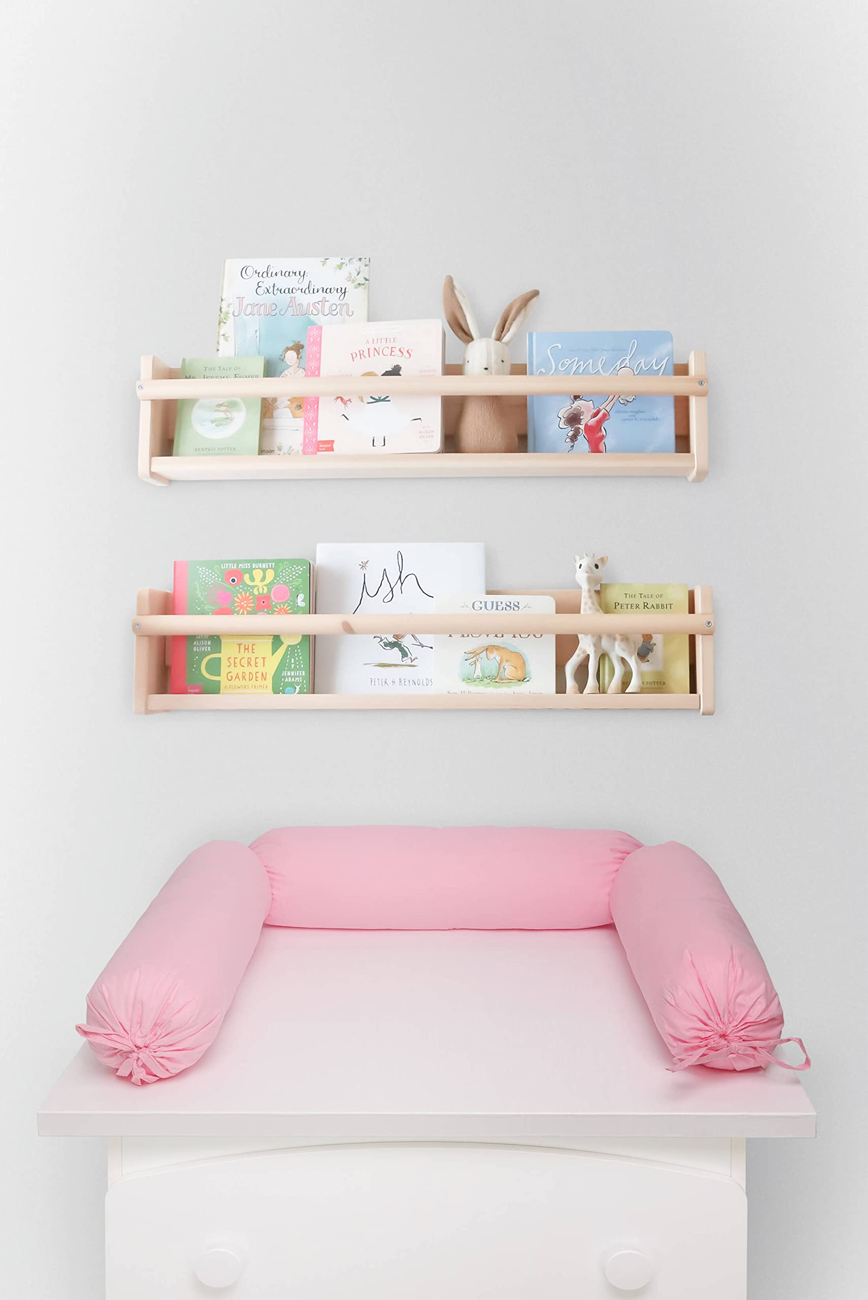 baby idea Cuscino Allattamento Multiuso Cilindrico Nido per Il Letto Sfoderabile Made in Italy (Rosa)