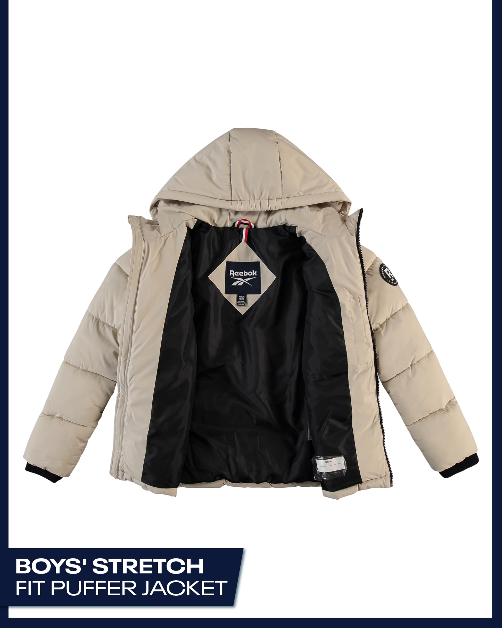 Reebok B Stretch Puffer Jkt Giacche Capispalla Bambini e ragazzi