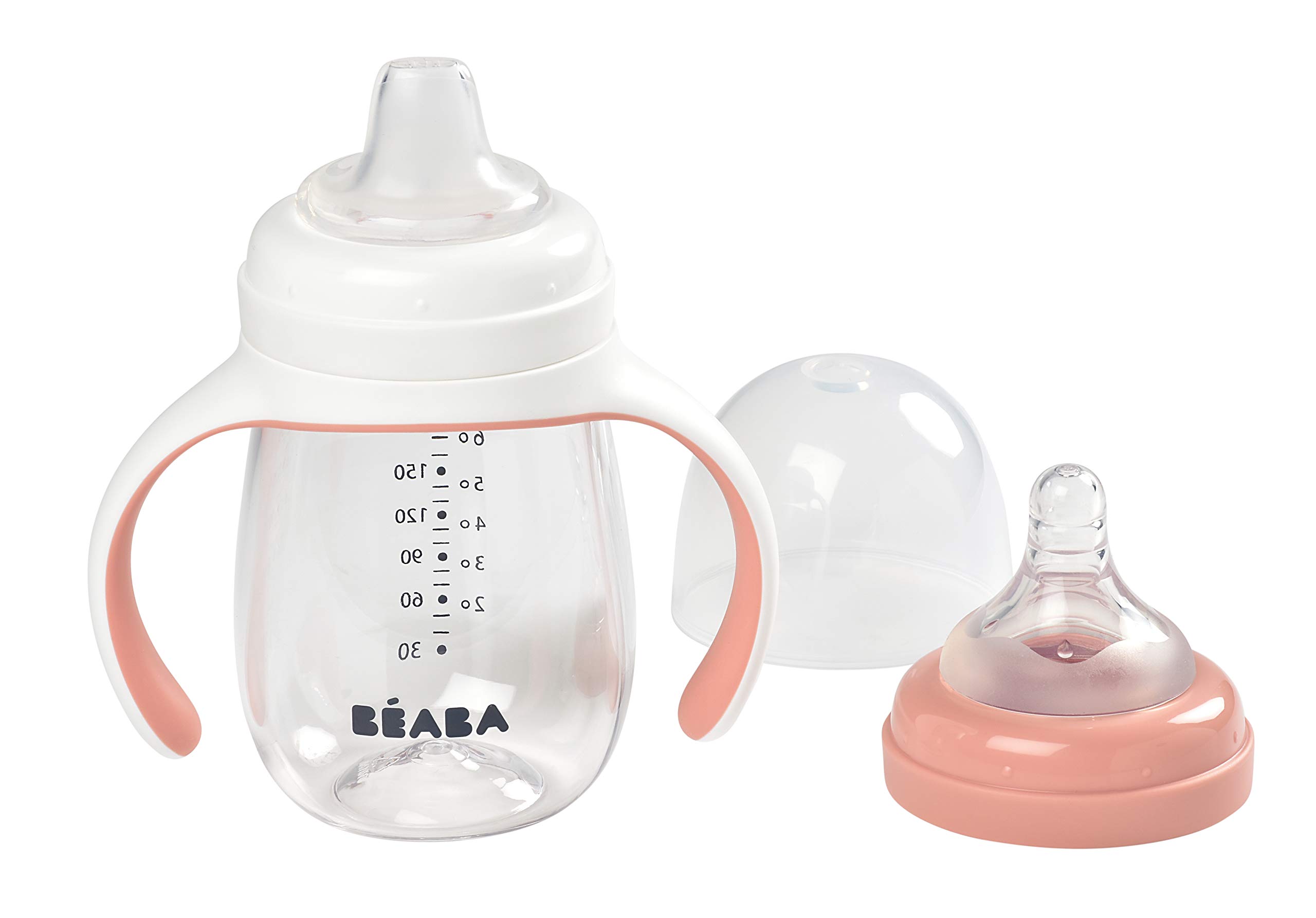 Amazon.com : BEABA 2-in-1 Baby Bottle to Transition Sippy Cup, No