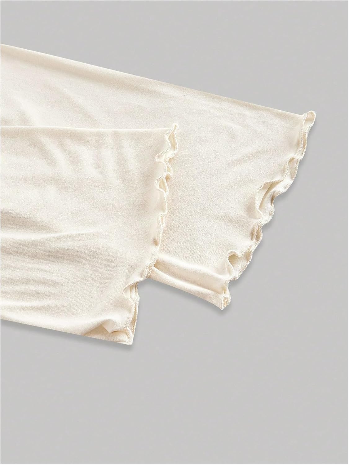 Floerns Women's Elegant Cowl Neck T Shirts Bell Sleeve Ruched Going Out Tops - Image 3