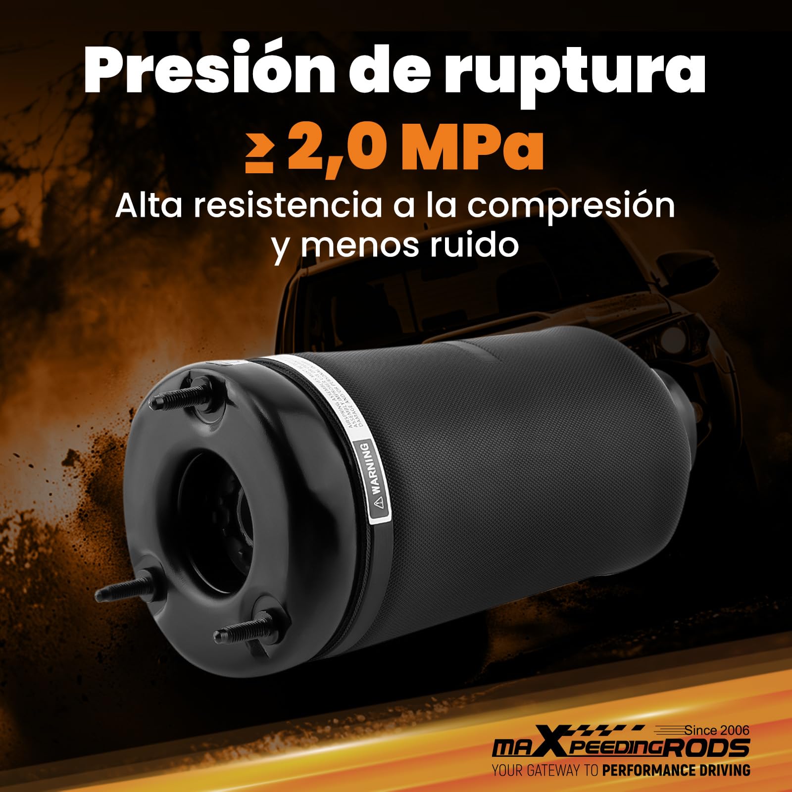 maXpeedingrods Trasero Resorte Suspensión de Aire 2PCS para Mercedes-Benz Clase ML GL W164/X16