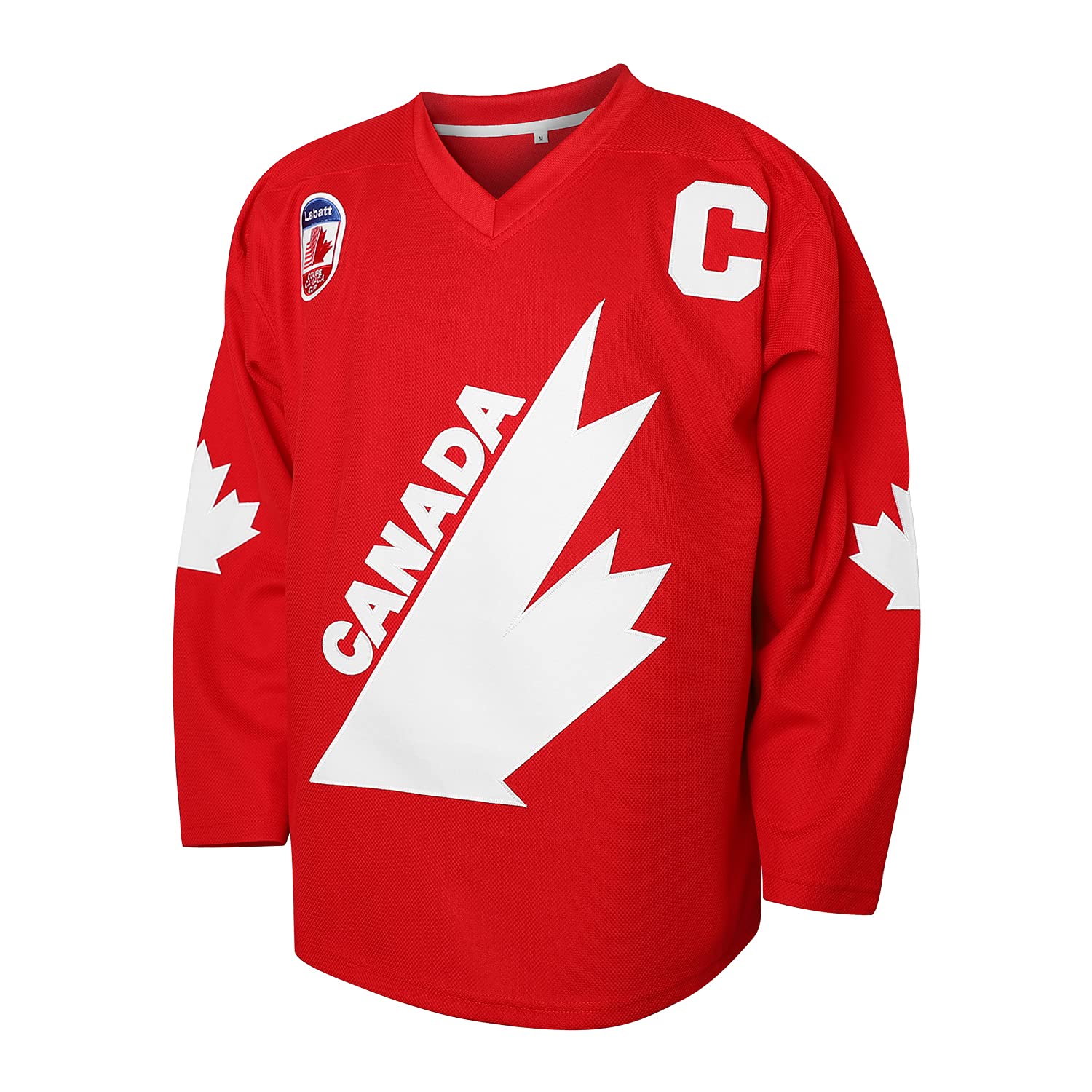 Gretzky #99 Team Canada - Maglia da hockey su ghiaccio, motivo natalizio estivo, colore: Rosso