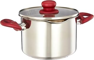 Amazon Brand - Solimo Stainless Steel Casserole with Glass Lid | Impact-Forged Bottom | Soft-Touch Handle | Dishwasher-Saf... Price In India