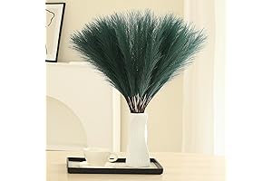 Green Pampas Grass: Lush Emerald Enhancements for Bedroom Ambiance