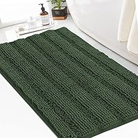 Vista 169 de Turquoize Alfombras de Baño Chenille Peludas Alfombra de Baño Antideslizante Gruesas Alfombras de Baño Peludas para Baño Chenille Juego de Alfombra