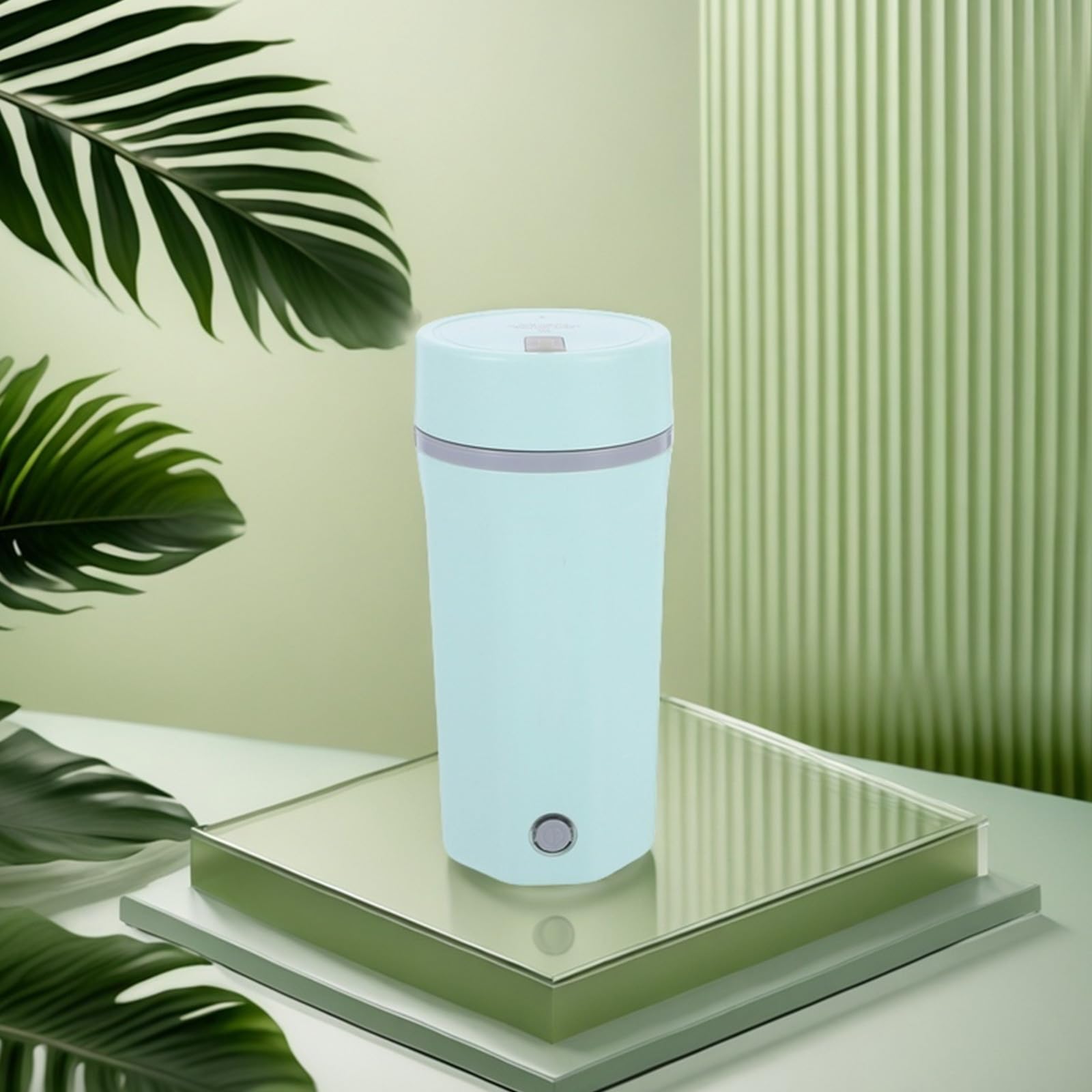 Sosoport Mini Hervidor Eléctrico Portátil de Acero Inoxidable para Viaje Capacidad de 500ml, Apagado Automático y Funcionamiento Silencioso Adecuado para Espacios Pequeños
