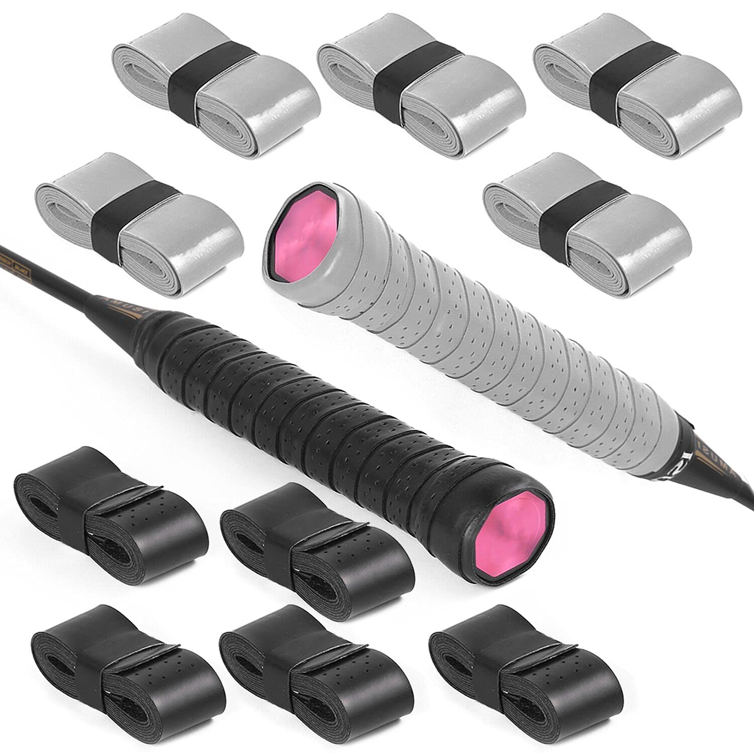 RICISUNG グリップテープ 10本セット テニス グリップ テープ ウェッ…