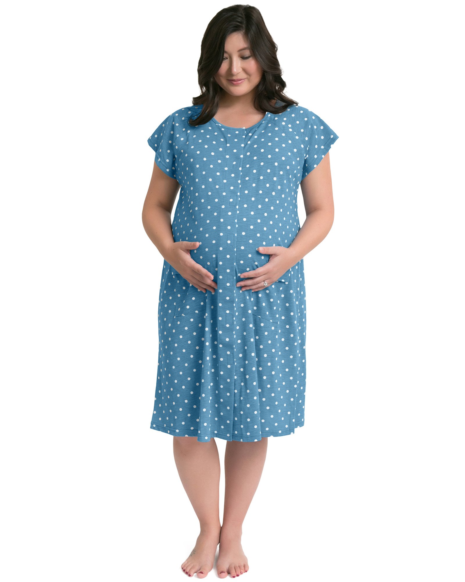 The Bravely Labor and Delivery Gown Perfect Hospital Bag Gown for  Maternity Nursing Labor