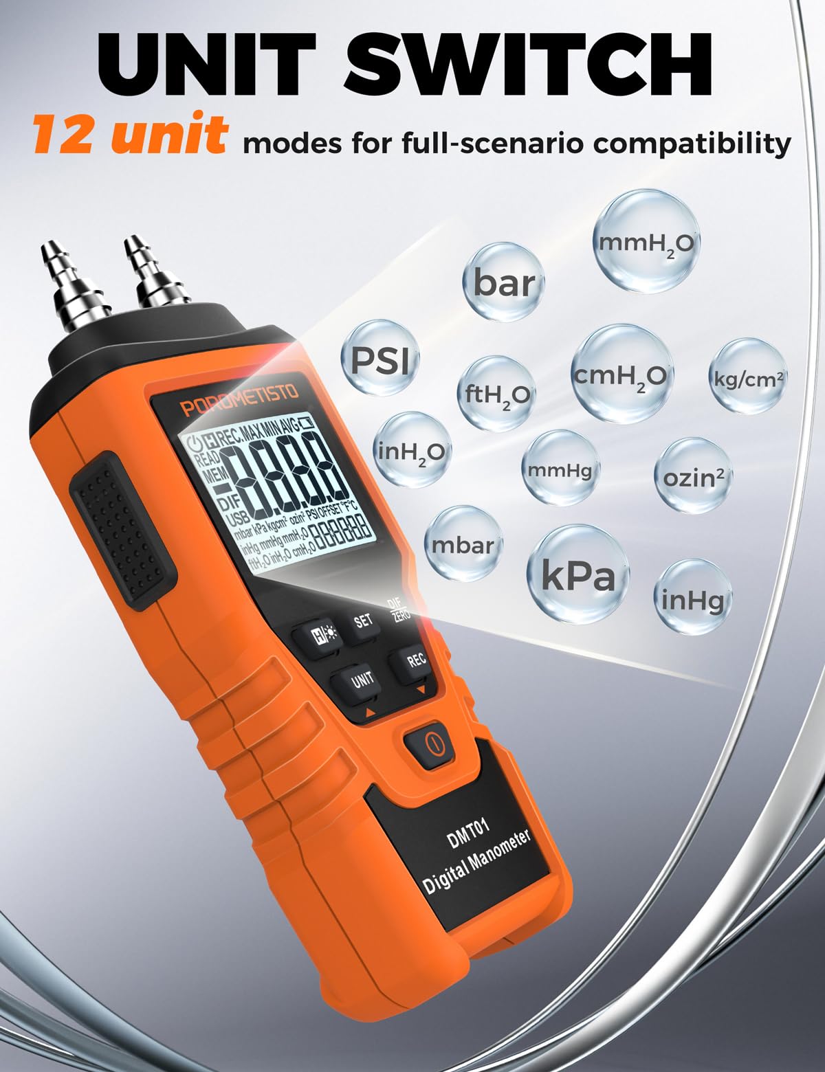 Digital Manometer - Precise Pressure Measurement -7