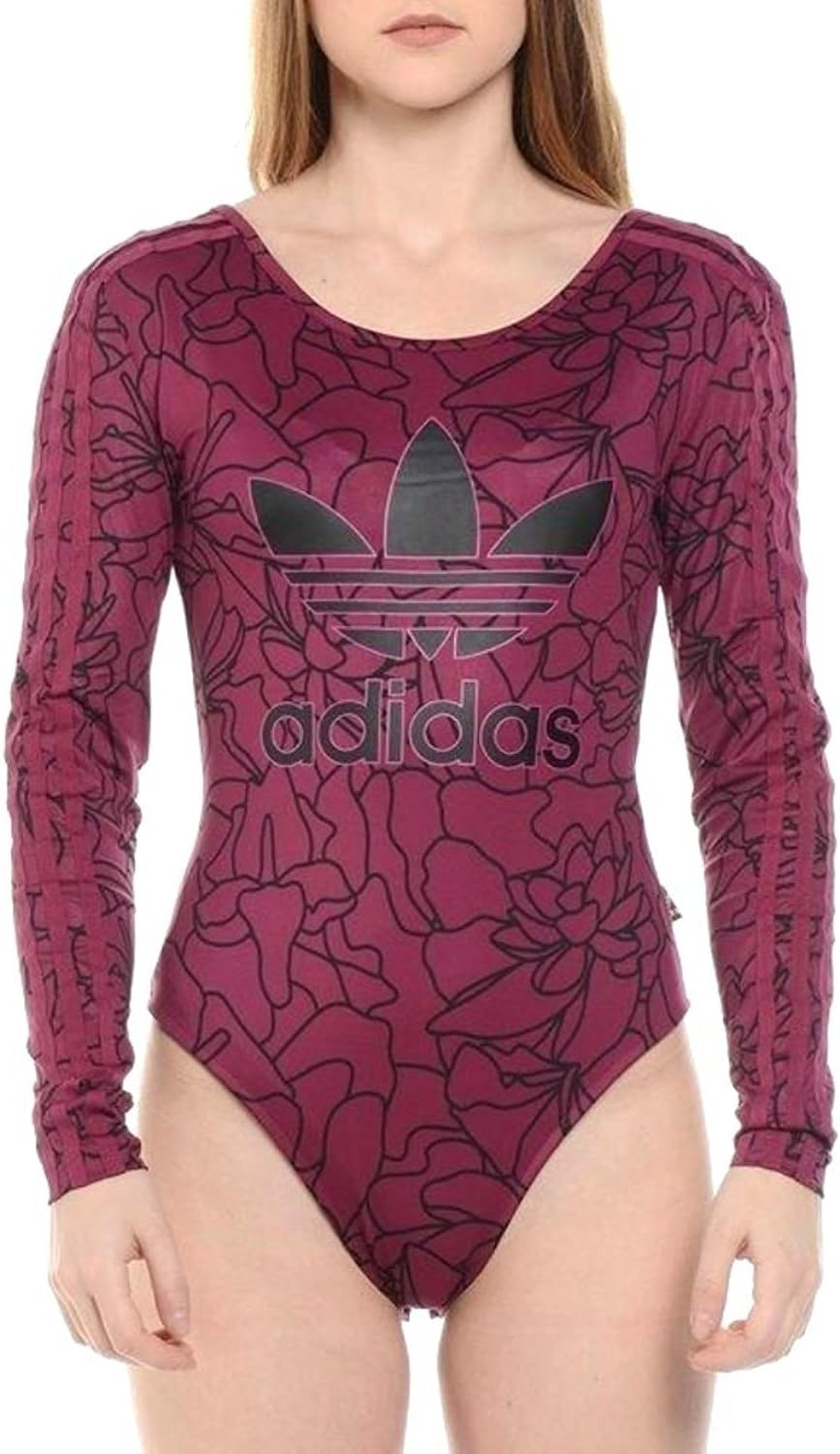 one shoulder adidas bodysuit
