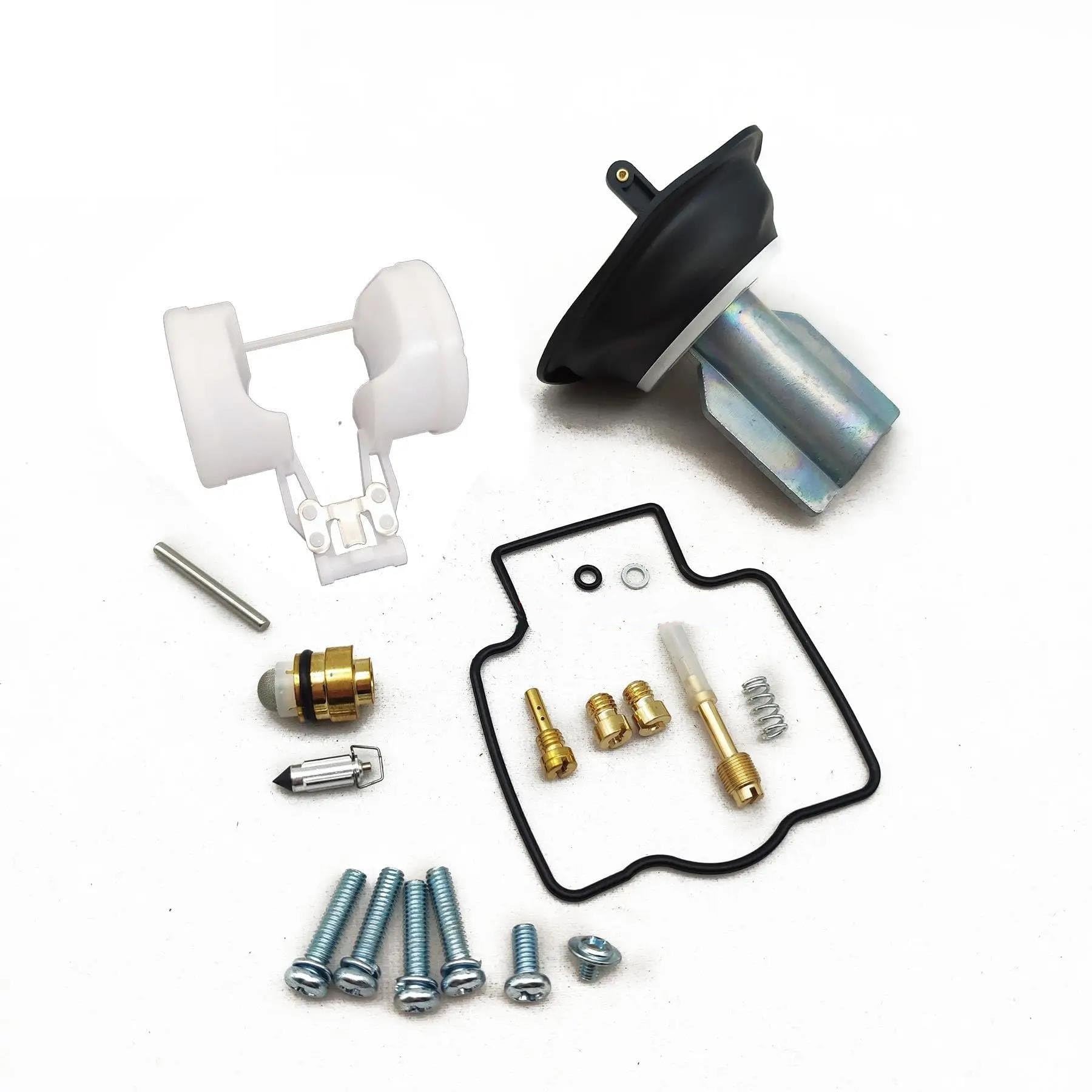 Juego De Reconstrucción Carburador Kit De Reparación Carburador Motocicleta para ZX400 ZXR400. Incluye Aguja Flotante, Asiento, Émbolo Diafragma Vacío(1 Juego)