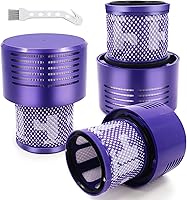 Vista 7 de Filtro para aspiradora inalámbrica V12 compatible con Dyson V12 Detect Slim, filtro reemplazable y lavable V12, número de pieza 971517-01