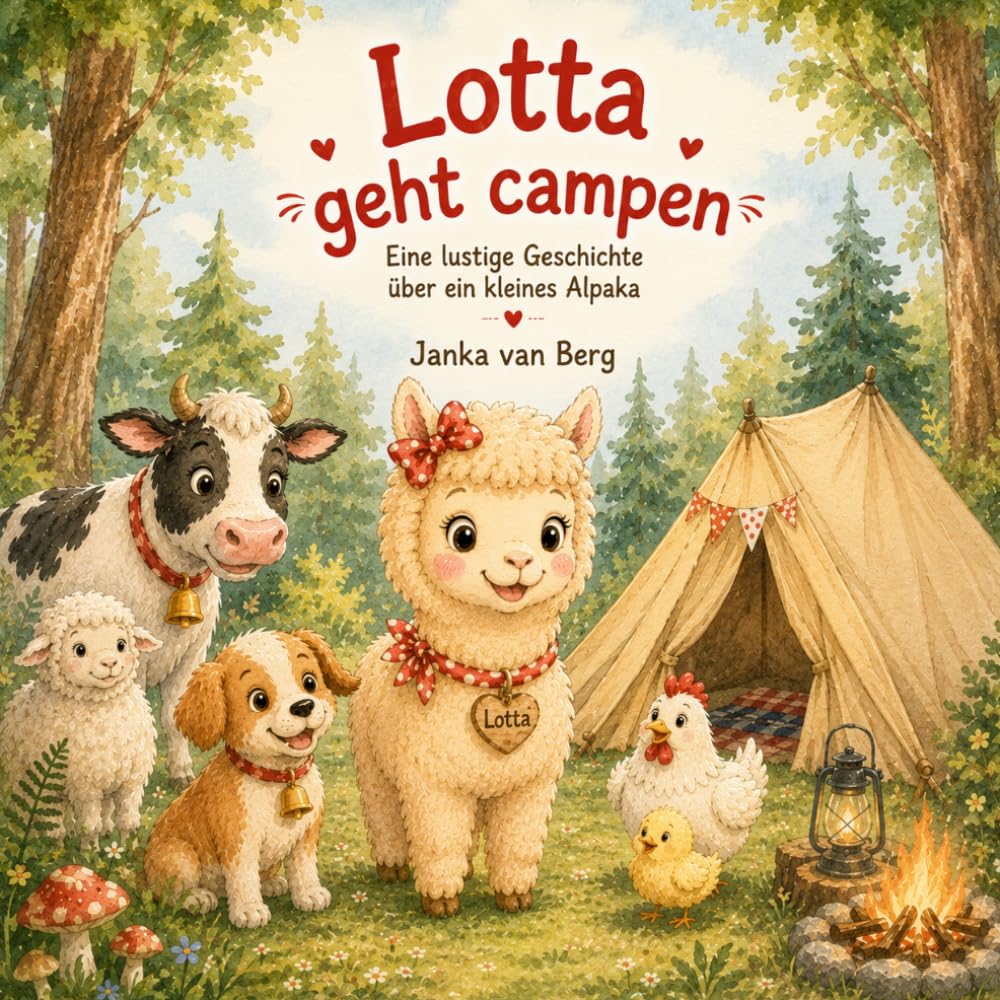 Lotta geht campen: Eine lustige Geschichte über ein kleines Alpaka (Lottas Abenteuer)