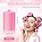 Geyoga 18 Pieces Sponge Hair Rollers Large Soft Foam Hair Styling Curlers Large Size Hairdressing Curlers for Women(Pink,1.9 x 2.6 Inches)