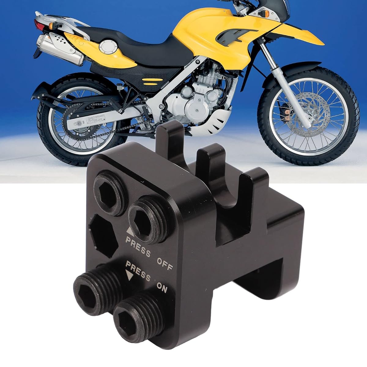 Prasa Master Link do łańcucha 520 525 530 Motocykl ATV Prasa Master Link Kęs Aluminium Czarny