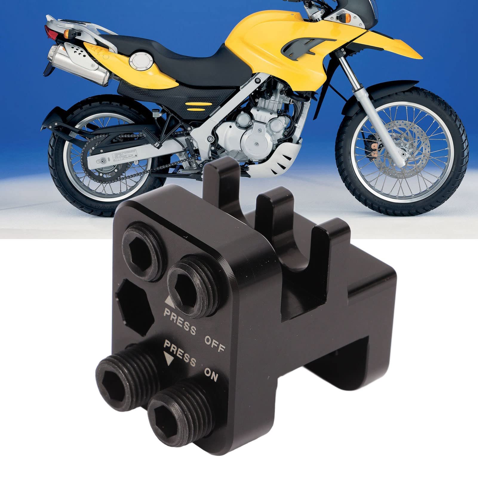 Prasa Master Link do łańcucha 520 525 530 Motocykl ATV Prasa Master Link Kęs Aluminium Czarny