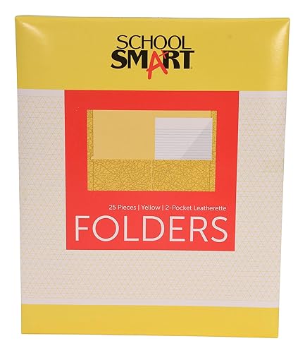 Miniatura 10 de School Smart Carpetas de 2 bolsillos, colores surtidos, paquete de 25 - 084900