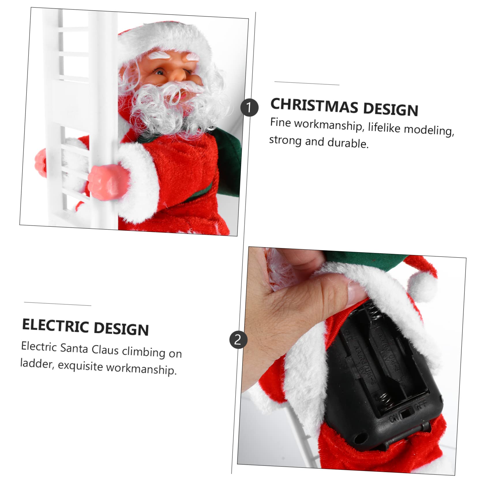 Amazon.co.jp: WESIEVYA 1 セット はしごサンタ christmas tree ｸﾘｽﾏｽ