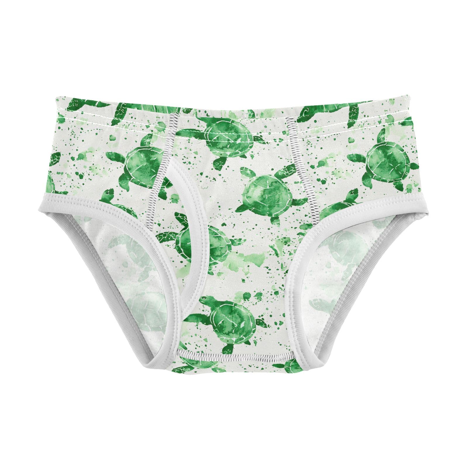 Boys Exclusive Briefs Toddler Underwear 95 Combed Cotton Boxerbriefs 2T Animal Green Turtle