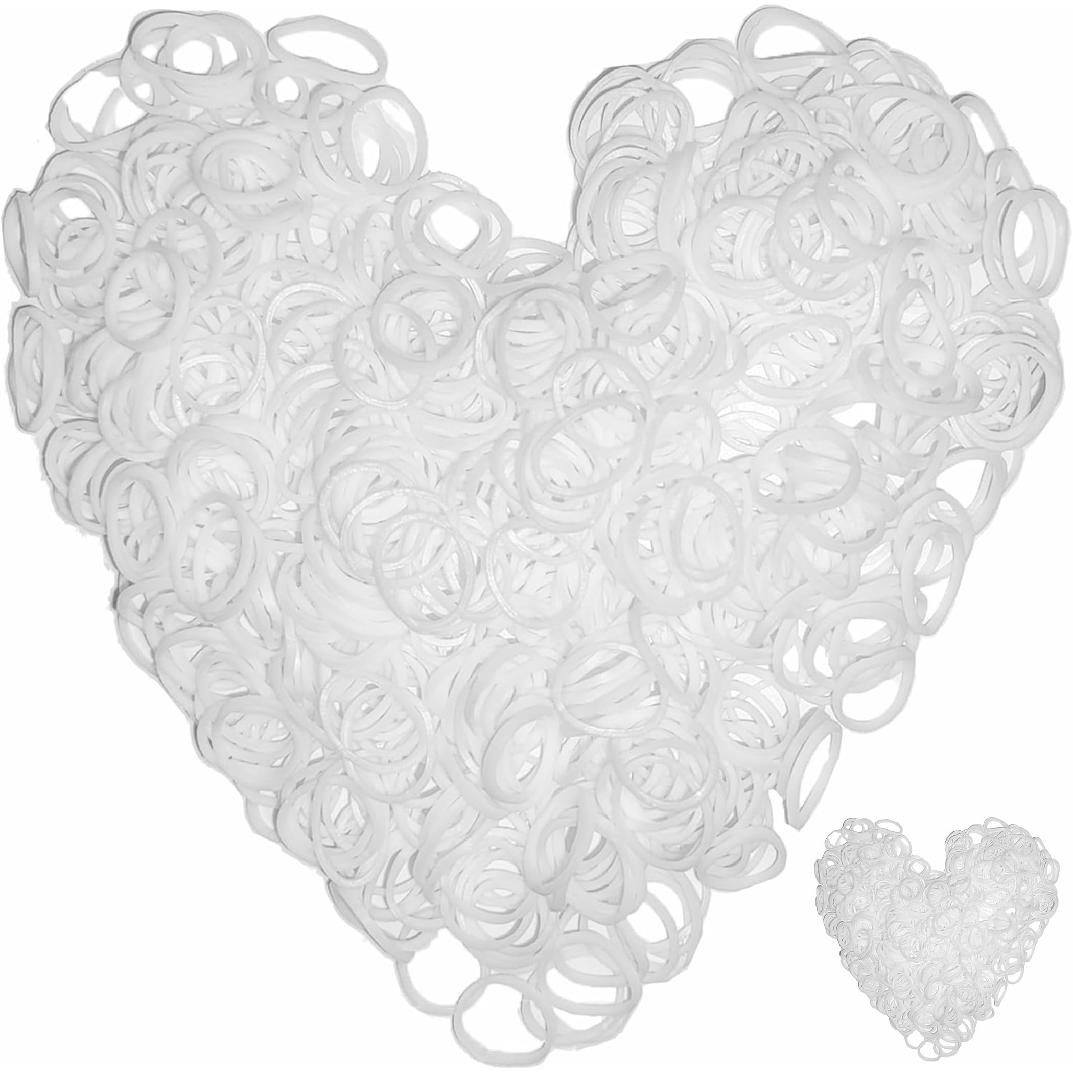 Yowamho 2000 White Rubber Band, Elastic.