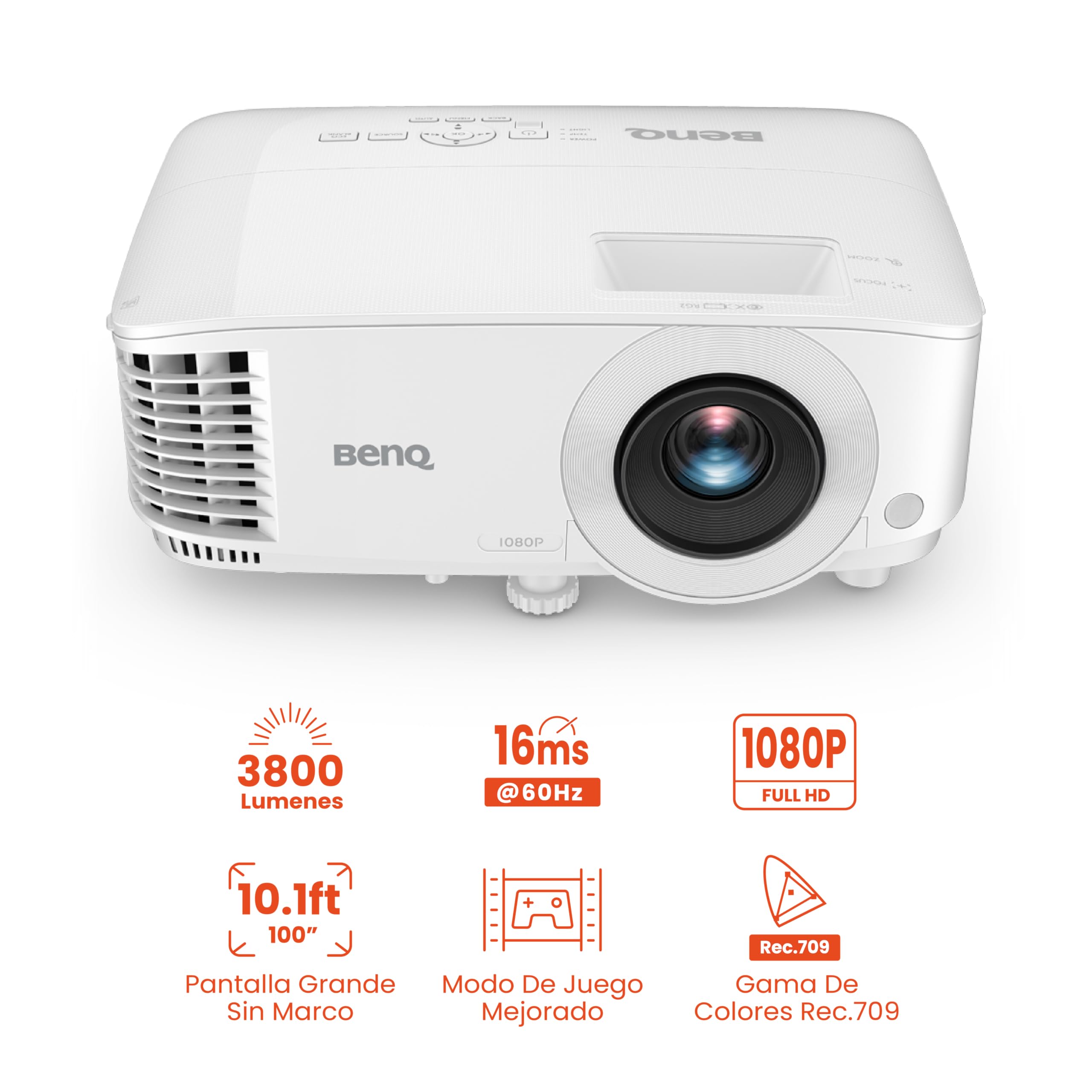 Projetor BenQ TH575 para Gamer e Home Cinema Full HD (1920x1080