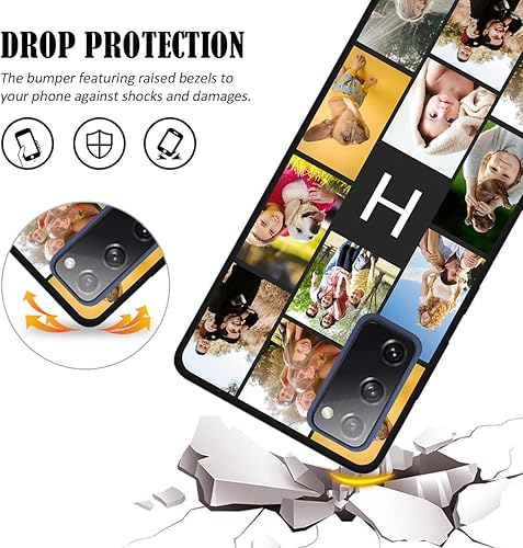 Miniatura 5 de Personalizar Fotos Funda para Samsung Galaxy S20 FE 5G con múltiples imágenes Collage Letter - Personalizado S 20 fe 0.18 oz SmartCelularTeléfono