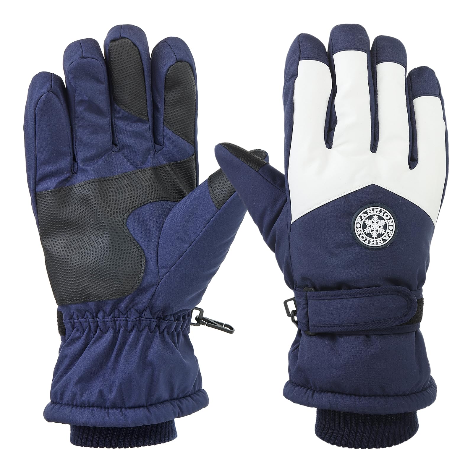 PATIKIL Winter Ski Snow Gloves, Waterproof Winter Warming Gloves Touchscreen Skiing Work Gloves for Women,