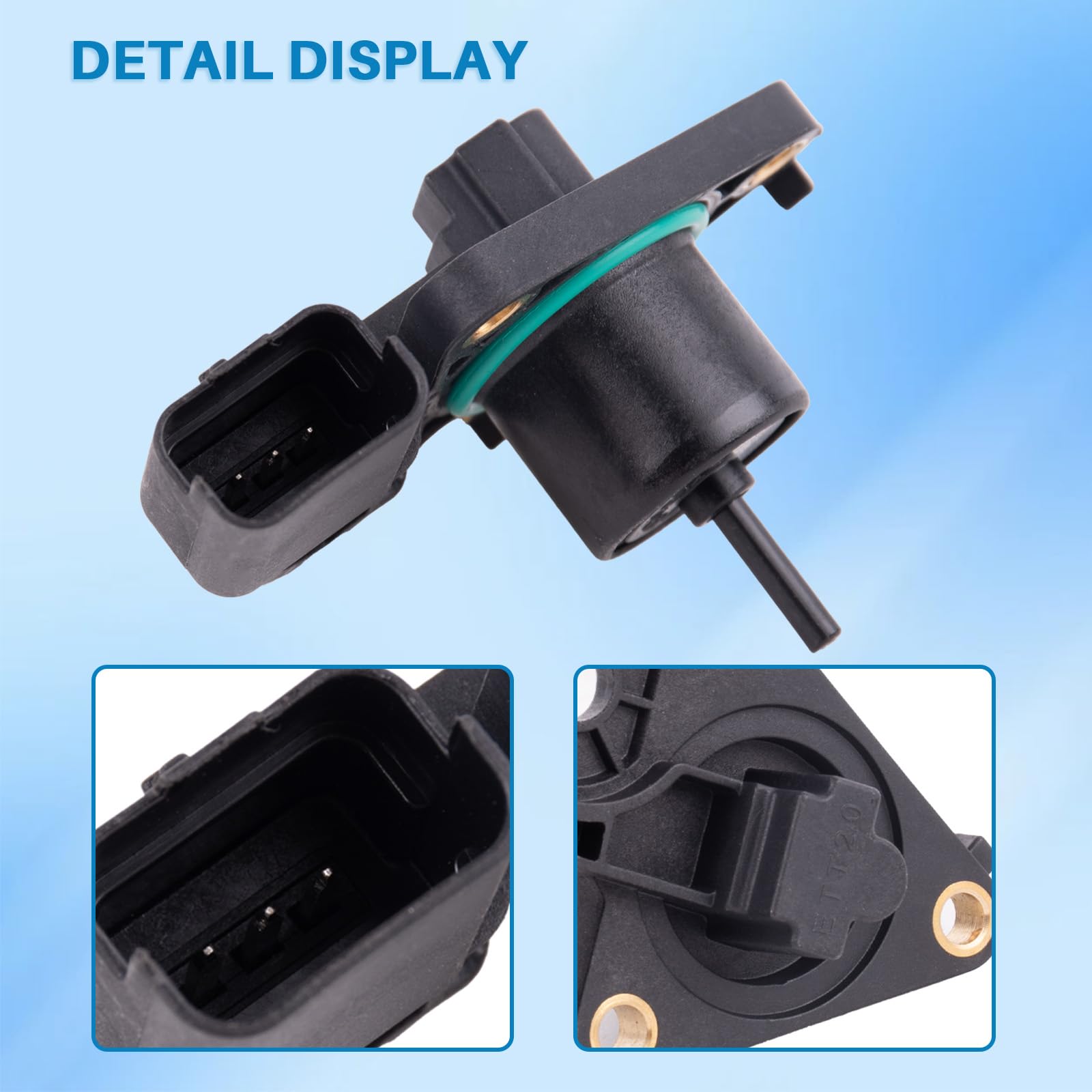 Sensor de posición del actuador del turbocompresor, sensor de posición del actuador turbo, motor de actuador de válvula de descarga de turbocompresor compatible con C3 II A51 C4 B7 DS3 207