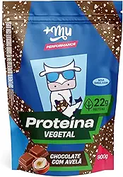 +Mu Proteína Vegetal Sabor Chocolate c/ Avelã 22g - Refil 900g