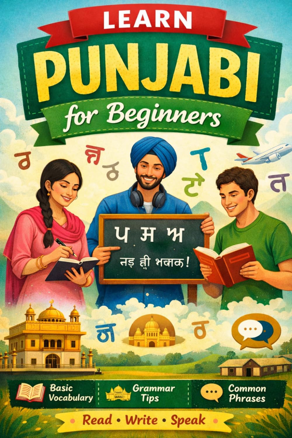 Learn Punjabi Easily: Beginner’s Guide to Speaking, Reading, and Writing Punjabi