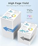 LC404 Ink Cartridges Replacement for Brother Ink cartridges LC404 LC 404 LC-404 for MFC-J1215W MFC-J1205W MFC-J1205W XL Printer(Black/Cyan/Magenta/Yellow, 4 Packs)