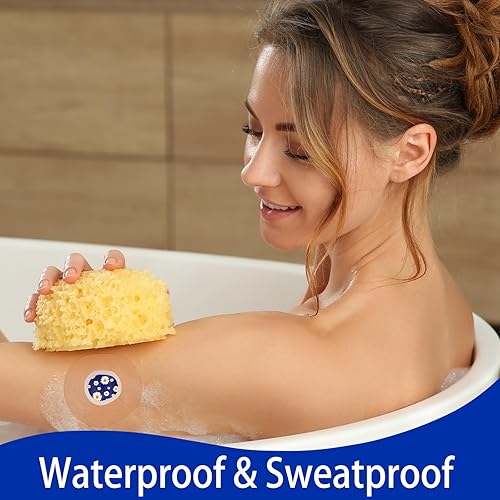 Miniatura 2 de HONYOU Parches G7 y adhesivos para sensores, adhesivo impermeable compatible con estelo, parches transparentes con calcomanías