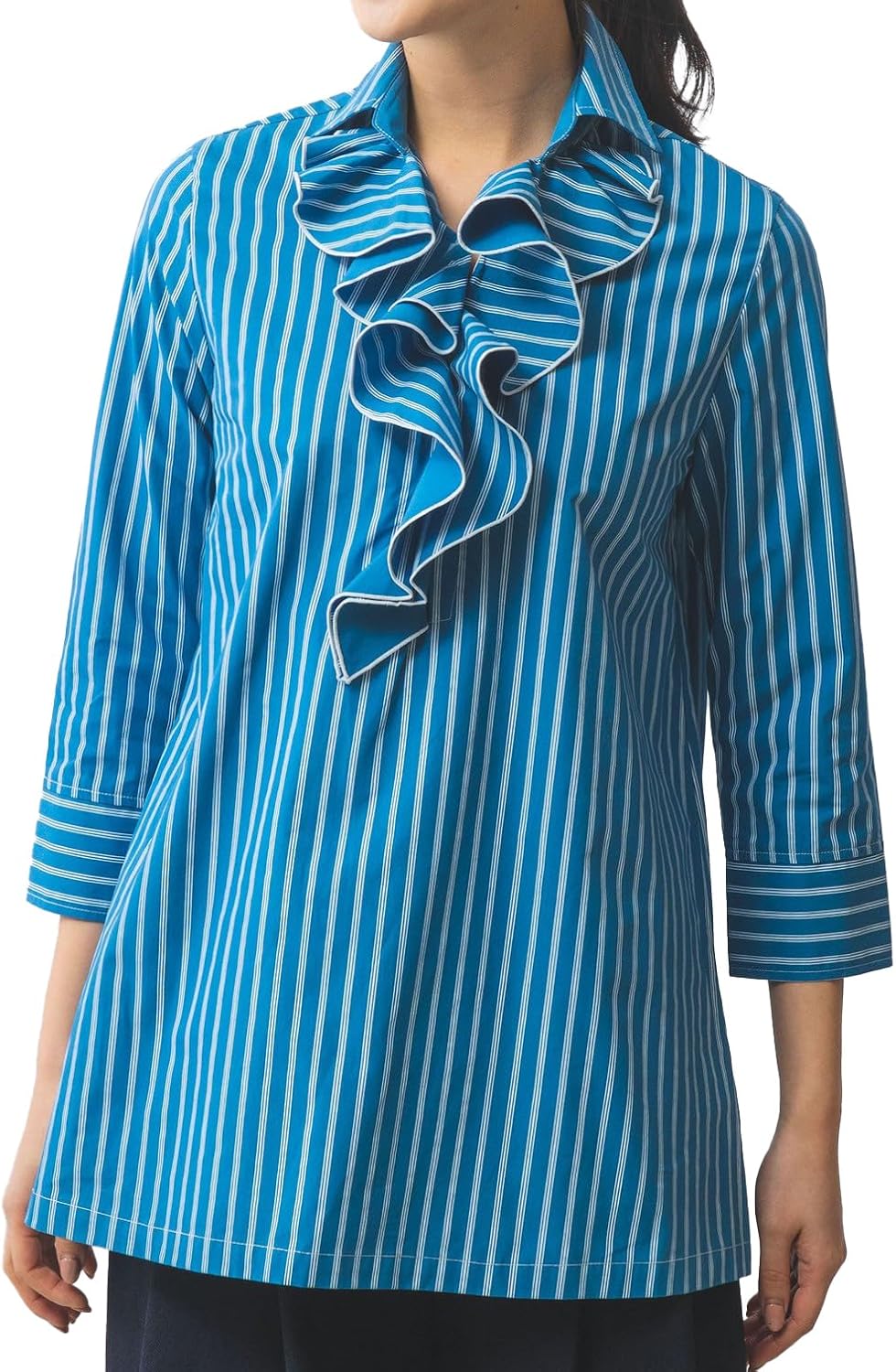 新品☆セントジェームス ウエッソンT6バスクシャツトリコロールキナリ