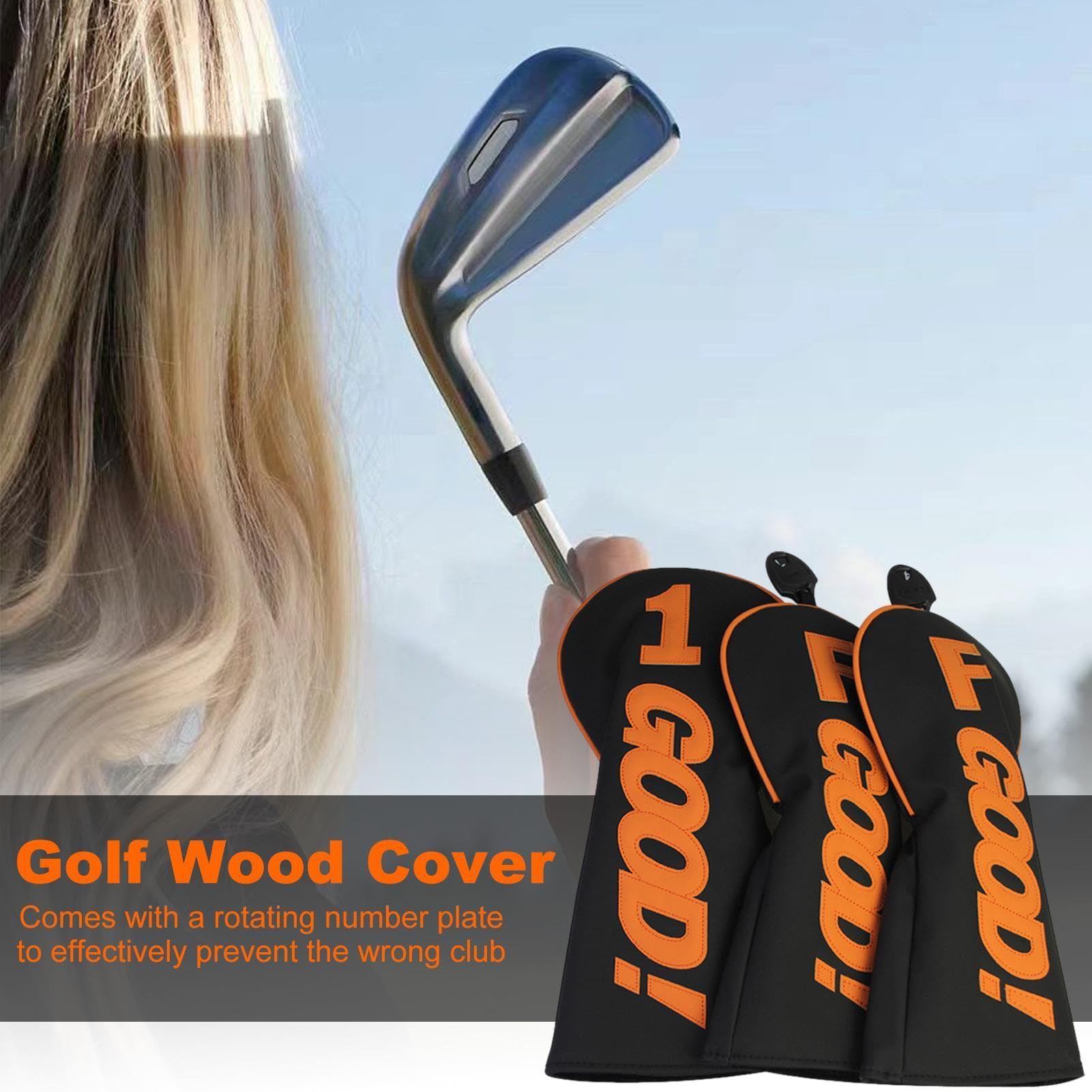 Golfschlägerhauben Tragbarer Schläger-Putterschutz Sportzubehör | Wasserdicht für Männer und Frauen