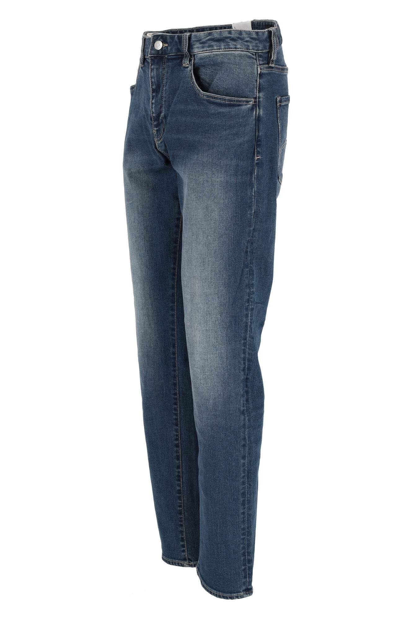 Armani Exchange J13 Slim Fit Comfort Cotton Denim Pants, Jeans Uomo, Indigo Denim,