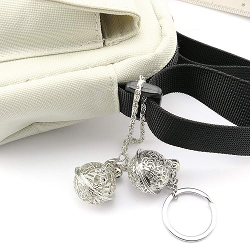 Miniatura 6 de Lind Kitchen 2 campanas de cadena de cascabeles y campanas de llavero, campanas de bricolaje para decoración de festivales de Navidad, llavero