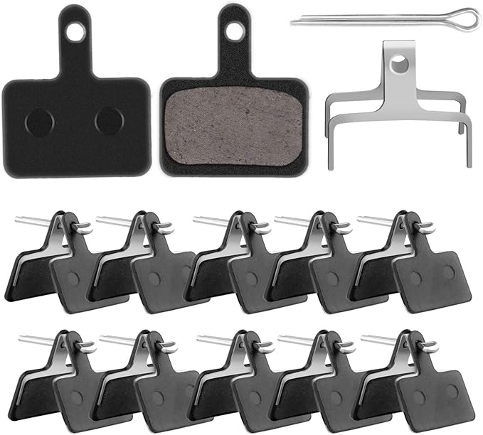 QUACOWW 10 Pairs Bicycle Brake Pads Disc Brake Pads Bike Brake Pads Set