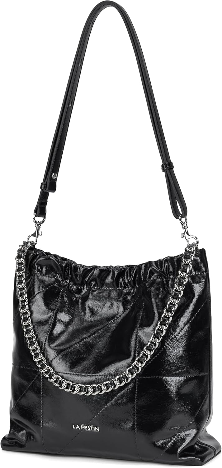 LA FESTIN Split Leather Crossbody Bag for Women, Elegant Women's Crossbody Handbags for Work, Parties and Everyday Use