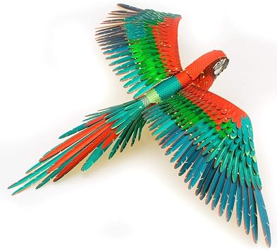 Fascinations Metal Earth Premium Series Jubilee Macaw Parrot 3D Metal Model Kit