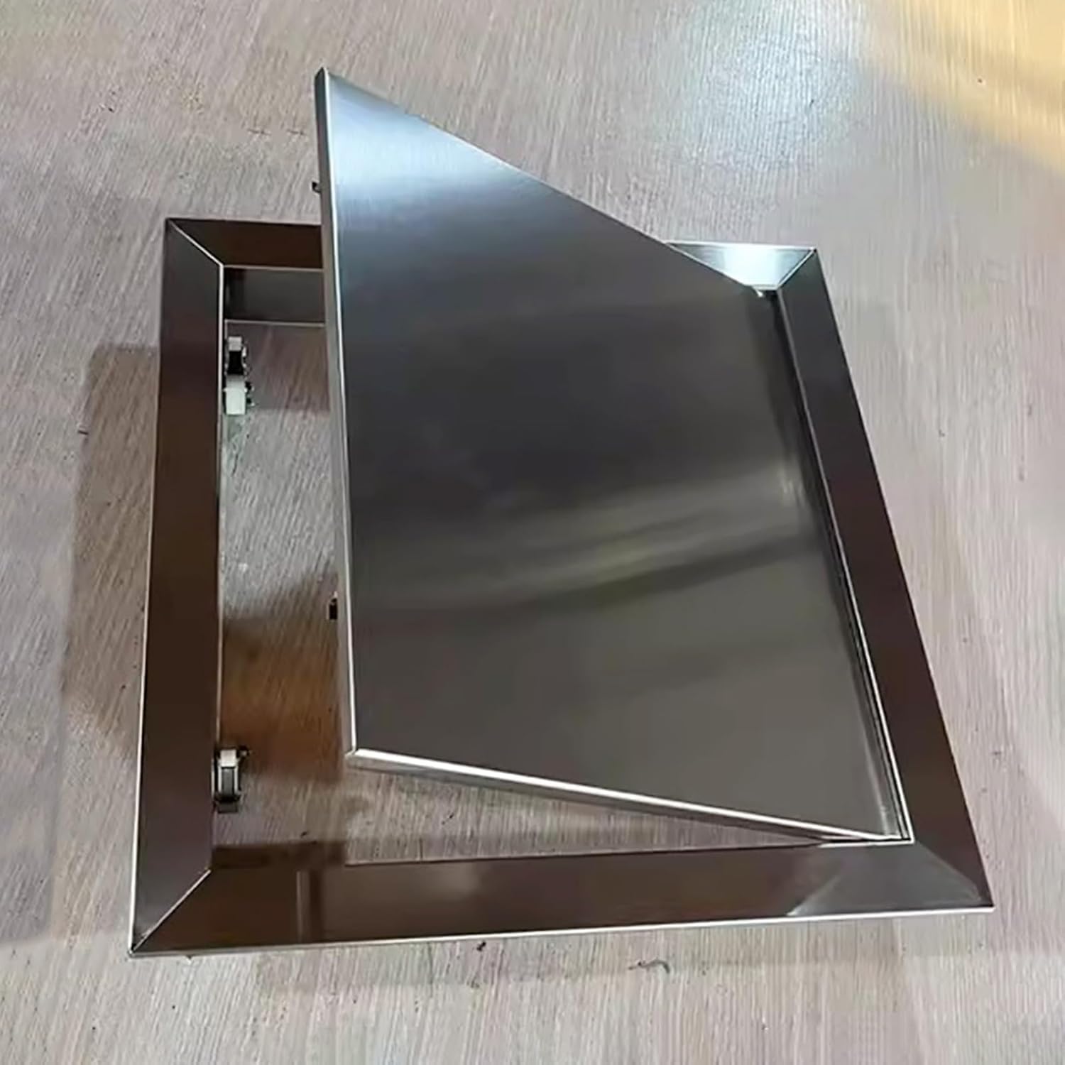 VUIKLCty Magnetic-closure Recessed 304 Stainless Steel Access Panel(25x25cm (10x10in))