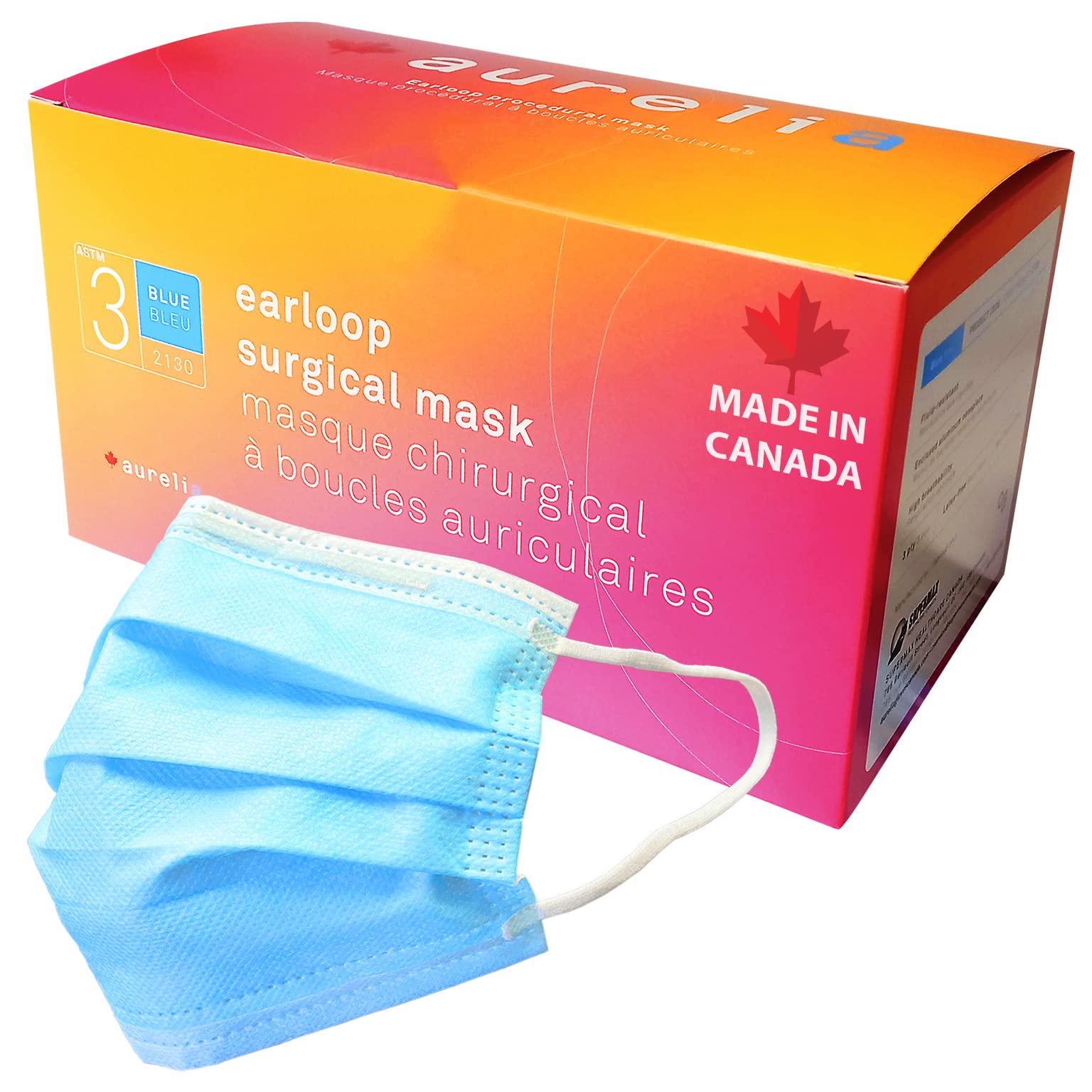 Aurelia - Level 3 Face Masks - Disposable Protective Made in