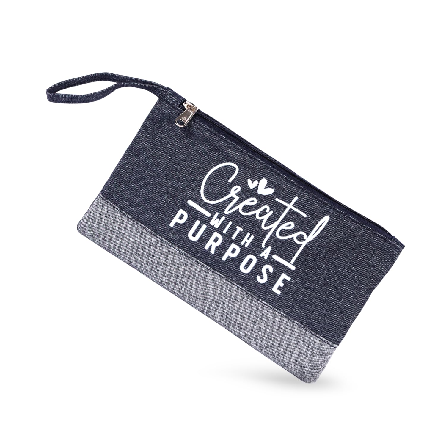 NEXT Level Denim Pouch – Pencil Pouch, Stationery Organizer for All Ages-image-3